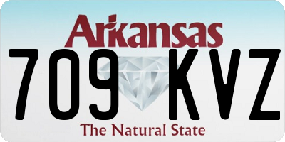 AR license plate 709KVZ