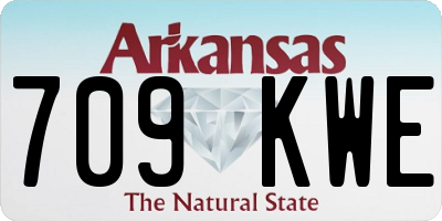 AR license plate 709KWE