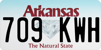 AR license plate 709KWH