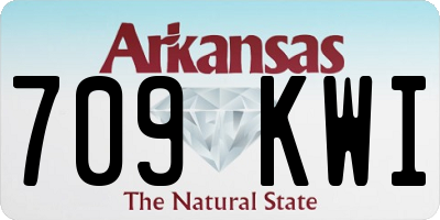 AR license plate 709KWI