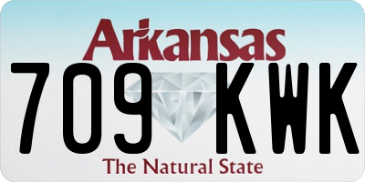 AR license plate 709KWK