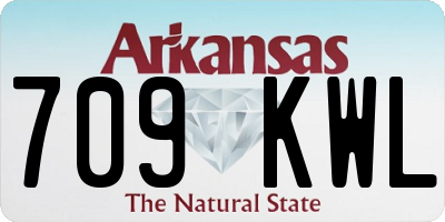 AR license plate 709KWL