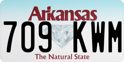 AR license plate 709KWM