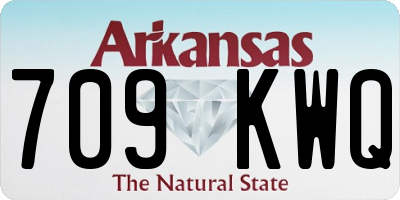 AR license plate 709KWQ