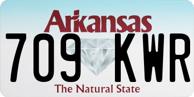 AR license plate 709KWR