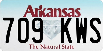AR license plate 709KWS