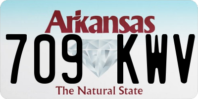 AR license plate 709KWV