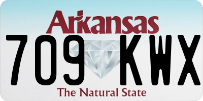 AR license plate 709KWX