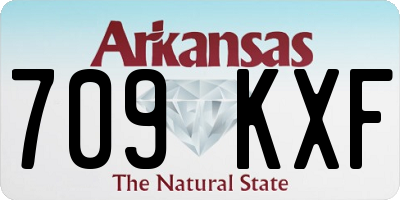 AR license plate 709KXF