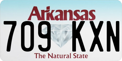 AR license plate 709KXN