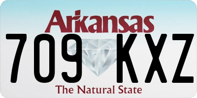 AR license plate 709KXZ