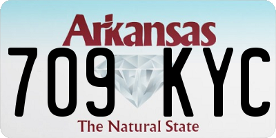 AR license plate 709KYC