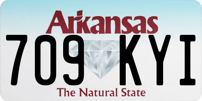 AR license plate 709KYI