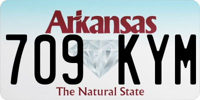 AR license plate 709KYM
