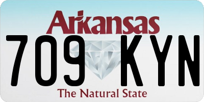 AR license plate 709KYN