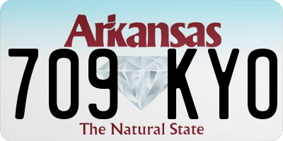 AR license plate 709KYO