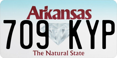 AR license plate 709KYP