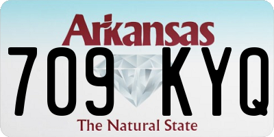 AR license plate 709KYQ