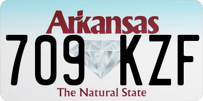AR license plate 709KZF