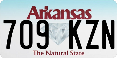 AR license plate 709KZN