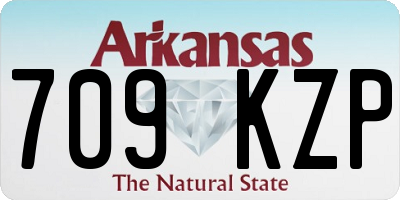 AR license plate 709KZP