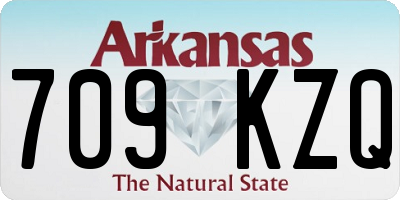 AR license plate 709KZQ