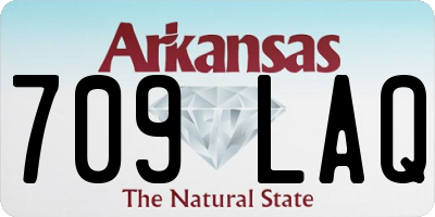 AR license plate 709LAQ