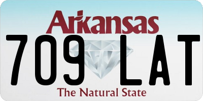 AR license plate 709LAT