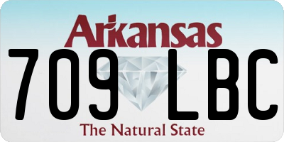 AR license plate 709LBC