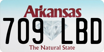 AR license plate 709LBD