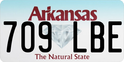 AR license plate 709LBE