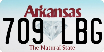 AR license plate 709LBG