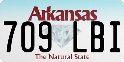 AR license plate 709LBI