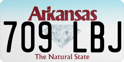AR license plate 709LBJ