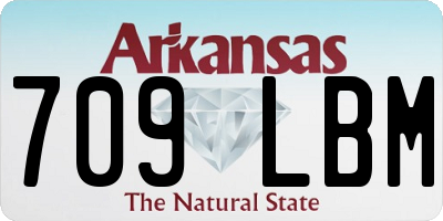 AR license plate 709LBM