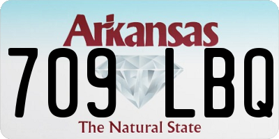 AR license plate 709LBQ