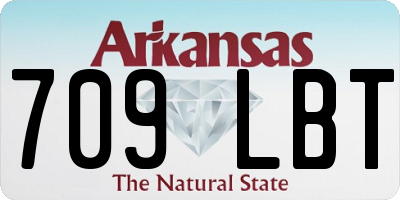 AR license plate 709LBT