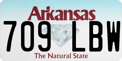 AR license plate 709LBW