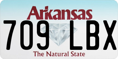 AR license plate 709LBX