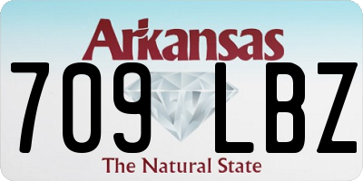 AR license plate 709LBZ