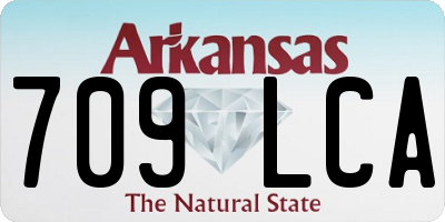 AR license plate 709LCA