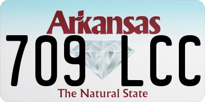 AR license plate 709LCC