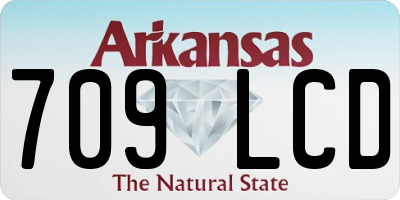 AR license plate 709LCD