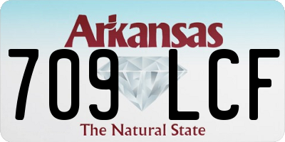 AR license plate 709LCF