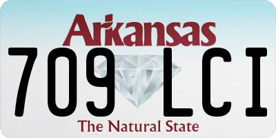 AR license plate 709LCI