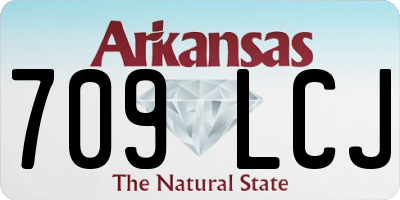 AR license plate 709LCJ