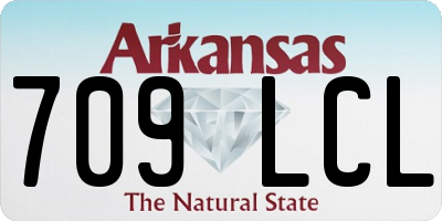 AR license plate 709LCL