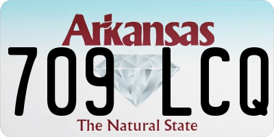 AR license plate 709LCQ