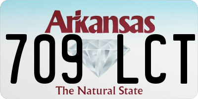AR license plate 709LCT