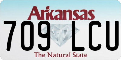 AR license plate 709LCU